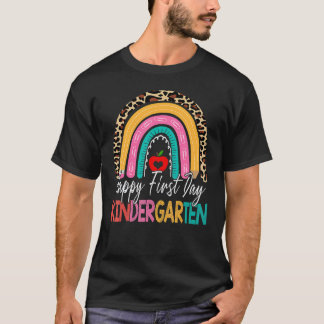 T-shirt Joyeux premier jour d'école maternelle enseignant