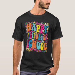 T-shirt Joyeux Premier Jour D'École Pour Professeur Cravat