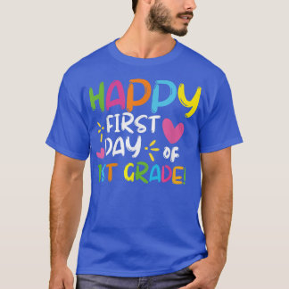 T-shirt Joyeux Premier Jour D'Enseignant De 1Ere Année Ret