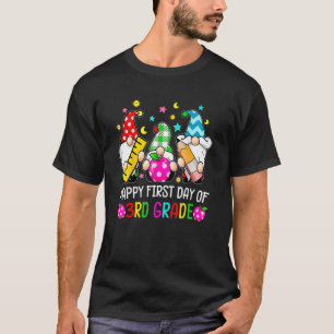 T-shirt Joyeux Premier Jour D'Enseignants De 3E Année Gnom