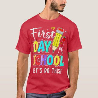 T-shirt Joyeux Premier Jour Faisons Ce Bienvenue À Schoo