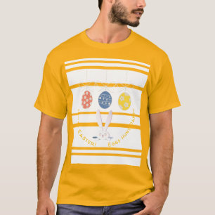 T-shirt Joyeux Printemps de Pâques Vacances lapin mignon o