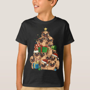 T-shirt Joyeux Pugmas Carlin de Noël Carlin