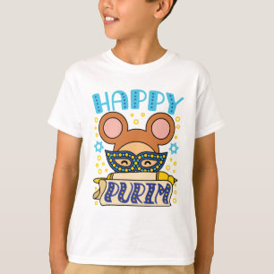 T-shirt Joyeux Purim Jewish Holiday Mask