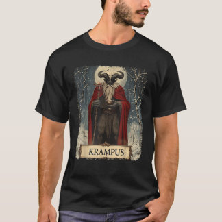 T-shirt Joyeux pyjama de Noël Krampus Horreur Noël Vilain