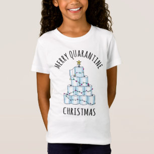 T-Shirt Joyeux Quarantaine Arbre de Noël Papier toilette