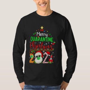 T-shirt Joyeux Quarantine Noël 2021 Reindeer Funny Fam