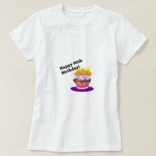 T-shirt Joyeux quatre-vingt-dixième anniversaire !