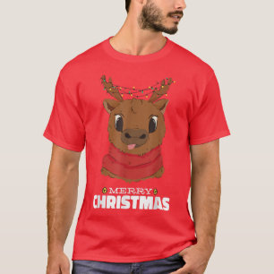 T-shirt Joyeux rennes de Noël