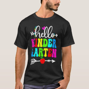 T-shirt Joyeux Retour À L'École Bonjour maternelle Enseign
