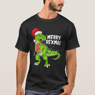 T-shirt Joyeux Rexmas Pyjamas Noël Trex Dinosaure Arbre