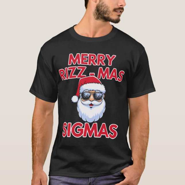 T-shirt Joyeux Rizz Mas Sigmas - Gen Alpha Middle School (Devant)