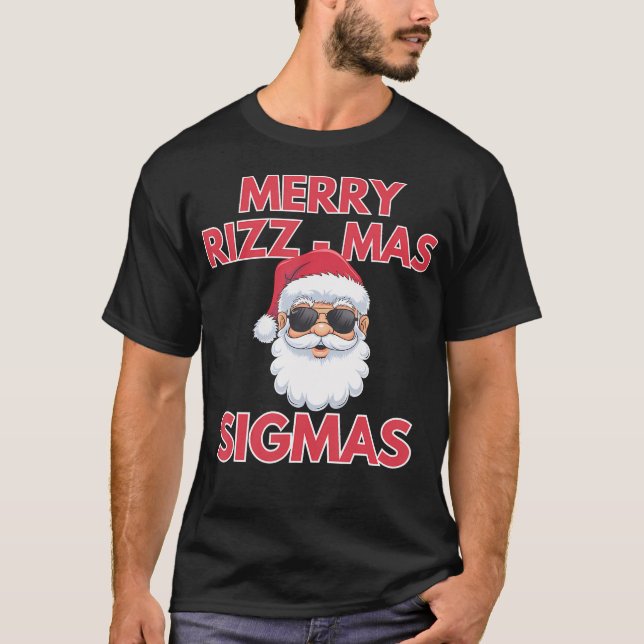 T-shirt Joyeux Rizz Mas Sigmas - Gen Alpha Middle School C (Devant)