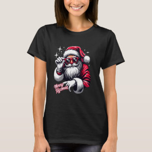 T-shirt Joyeux Rizzmas Drôle Noël Rizz Père Noël Hol