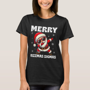 T-shirt Joyeux Rizzmas Sigmas Skibidi Rizzmas Noël Riz