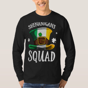 T-shirt Joyeux Saint Patrick Shenanigans Squad Casquette I