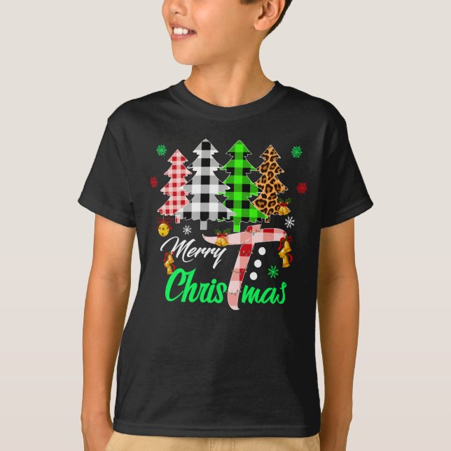 T-shirt Joyeux sapin de Noël (Devant)