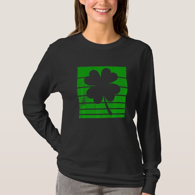 T-shirt Joyeux Shamrocks de la Saint Patrick (Devant)