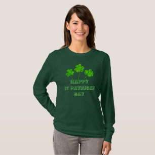 T-shirt Joyeux Shamrocks verts Jour de la Saint Patrick