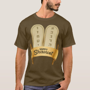 T-shirt Joyeux Shavuot juive Célébration du judaïsme hébre