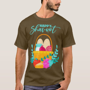 T-shirt Joyeux Shavuot juive Célébration du judaïsme hébre