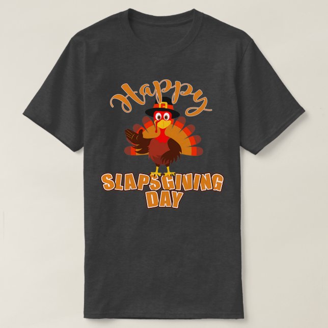 T-shirt Joyeux Slapsgiving (Design devant)
