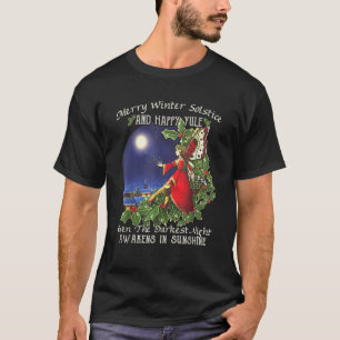 T-shirt Joyeux Solstice D'Hiver Et Joyeux Yule