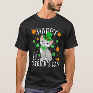 T-shirt Joyeux St Catricks Day Chat Funny St. Patricks Cha