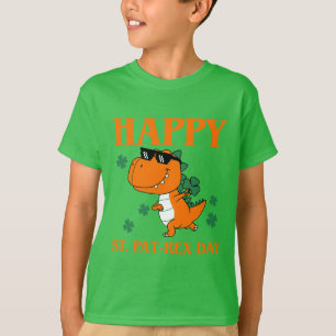 T-shirt Joyeux St. Pat-Rex Day Funny Cute Dinosaur irlanda