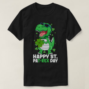 T-shirt Joyeux St PaT-Rex Jour Dinosaur Jour de la Saint P