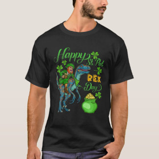 T-shirt Joyeux St Pat Rex Saint Patrick's Day Dinosaur Cad