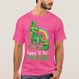 T-shirt Joyeux St Pat T Rex Chemise de jour Dinosaure Garç