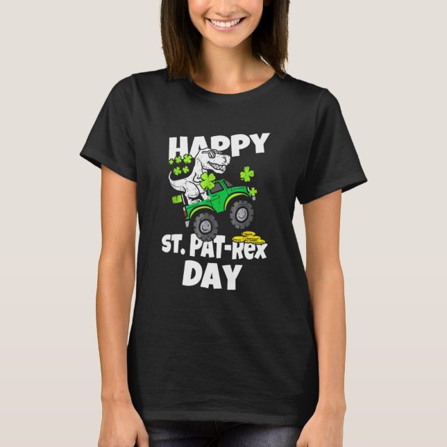 T-shirt Joyeux St Pat T Rex Day Cute Dinosaurus St Patrick (Devant)