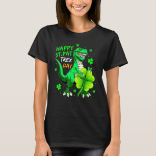 T-shirt Joyeux St Pat T Rex Day Dinosaur St Patrick's Day