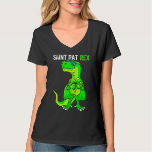 T-shirt Joyeux St Pat T Rex Saint Patrick's Day Dinos Drôl