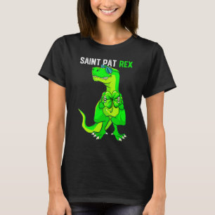 T-shirt Joyeux St Pat T Rex Saint Patrick's Day Dinos Drôl