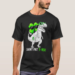T-shirt Joyeux St Pat T Rex Saint Patrick's Day Dinosaur B