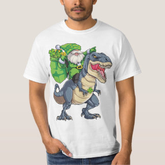 T-shirt Joyeux St Pat T Rex Saint Patrick's Day Leprechaun