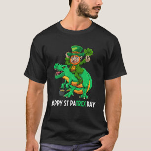 T-shirt Joyeux St Pat Trex Day Dino Jour de la Saint Patri
