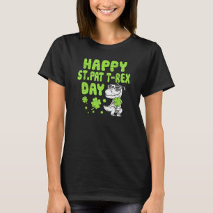 T-shirt Joyeux St Pat Trex Day Dino Jour de la Saint Patri