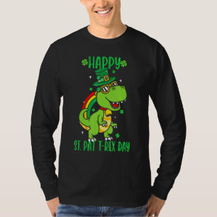 T-shirt Joyeux St Pat Trex Day Dino Jour de la Saint Patri