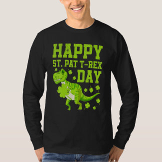 T-shirt Joyeux St Pat Trex Day Dino Jour de la Saint Patri