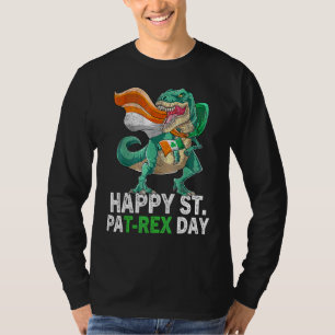 T-shirt Joyeux St Pat Trex Day Dino Jour de la Saint Patri