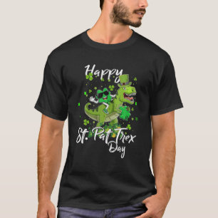 T-shirt Joyeux St. Pat Trex Day Dinosaur St. Patrick's Day