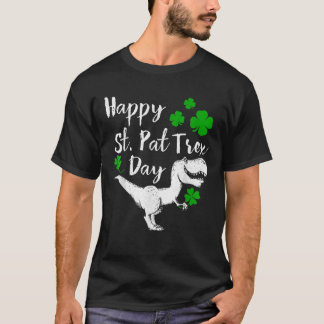 T-shirt Joyeux St. Pat Trex Day Dinosaur St. Patrick's Day