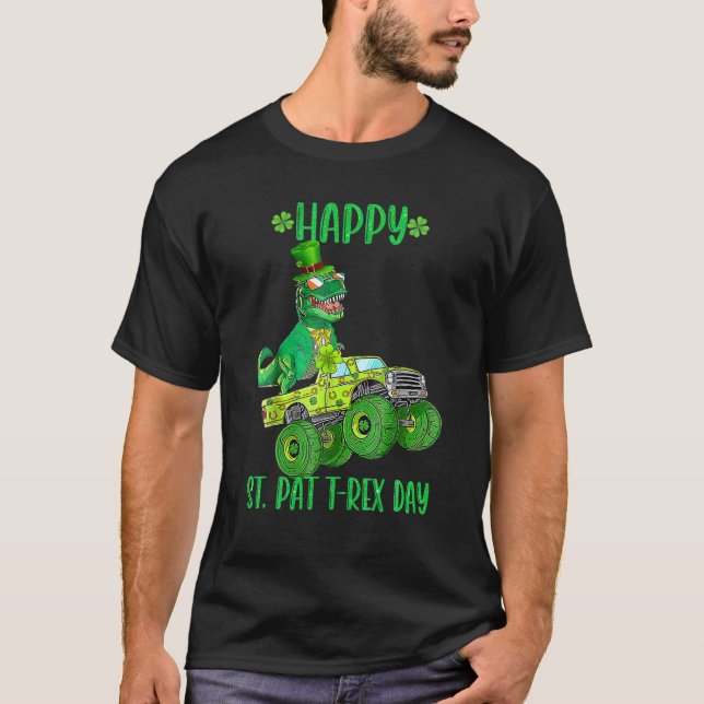T-shirt Joyeux St Pat Trex Day Funny Patricks Day Dinosaur (Devant)