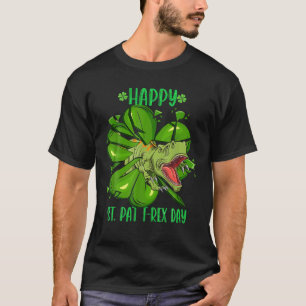 T-shirt Joyeux St Pat Trex Day Funny Patricks Day Dinosaur