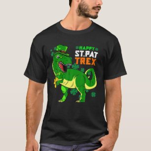 T-shirt Joyeux St Pat-Trex Day Saint Patrick Dinosaur Boys