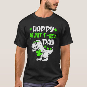 T-shirt Joyeux St Pat-Trex Day Saint Patrick Dinosaur Boys