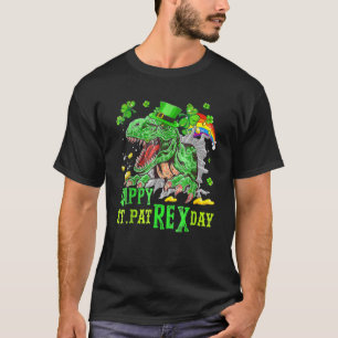 T-shirt Joyeux St Pat Trex Day Saint Patrick Dinosaur Garç